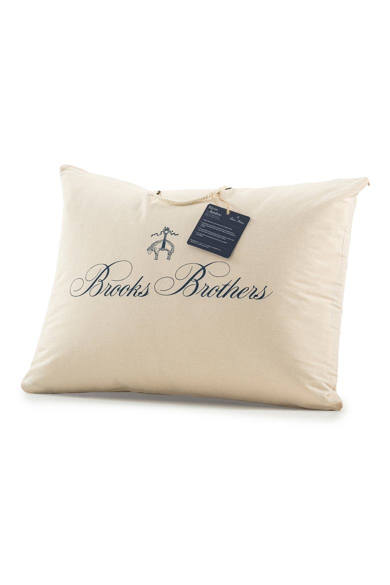 Cotton Blend Pillow, Alternate, color, WHITE