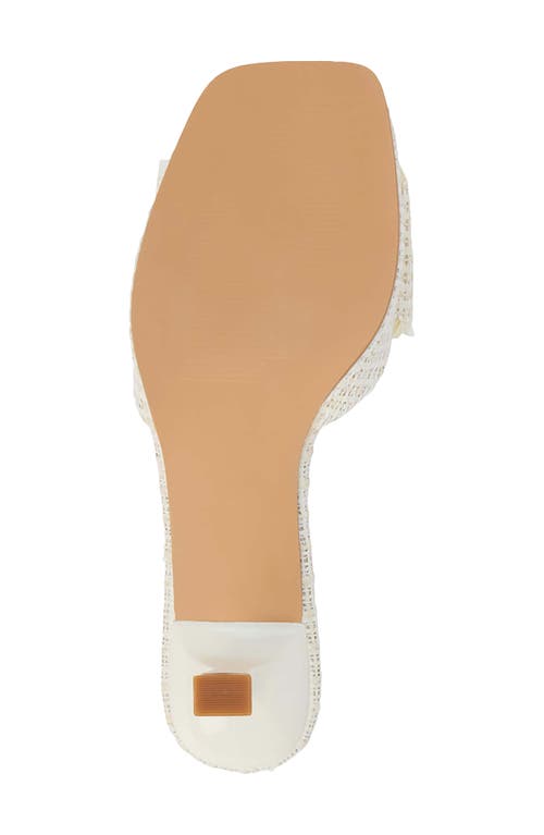 Beach By Matisse Penelope Kitten Heel Slide Sandal In White