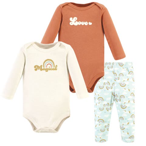 Cotton Bodysuit and Pant Set