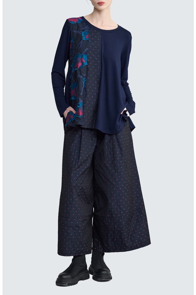Nova Wide-Leg Pants, Alternate, color, Navy
