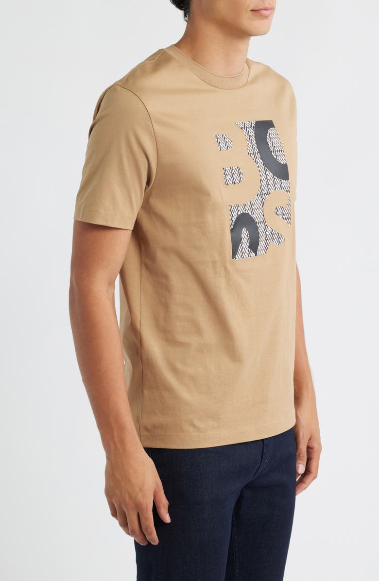 BOSS H-Thompson Graphic T-Shirt, Alternate, color, Medium Beige