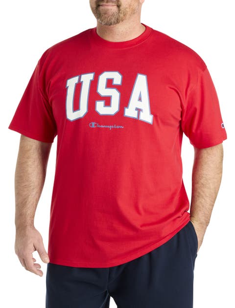 Big & Tall USA Americana Graphic Tee
