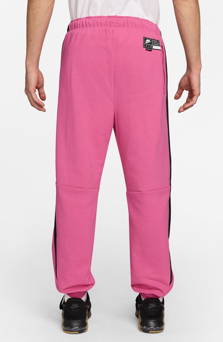 Nike Air Fleece Joggers, Alternate, color, Pinksicle/ Black
