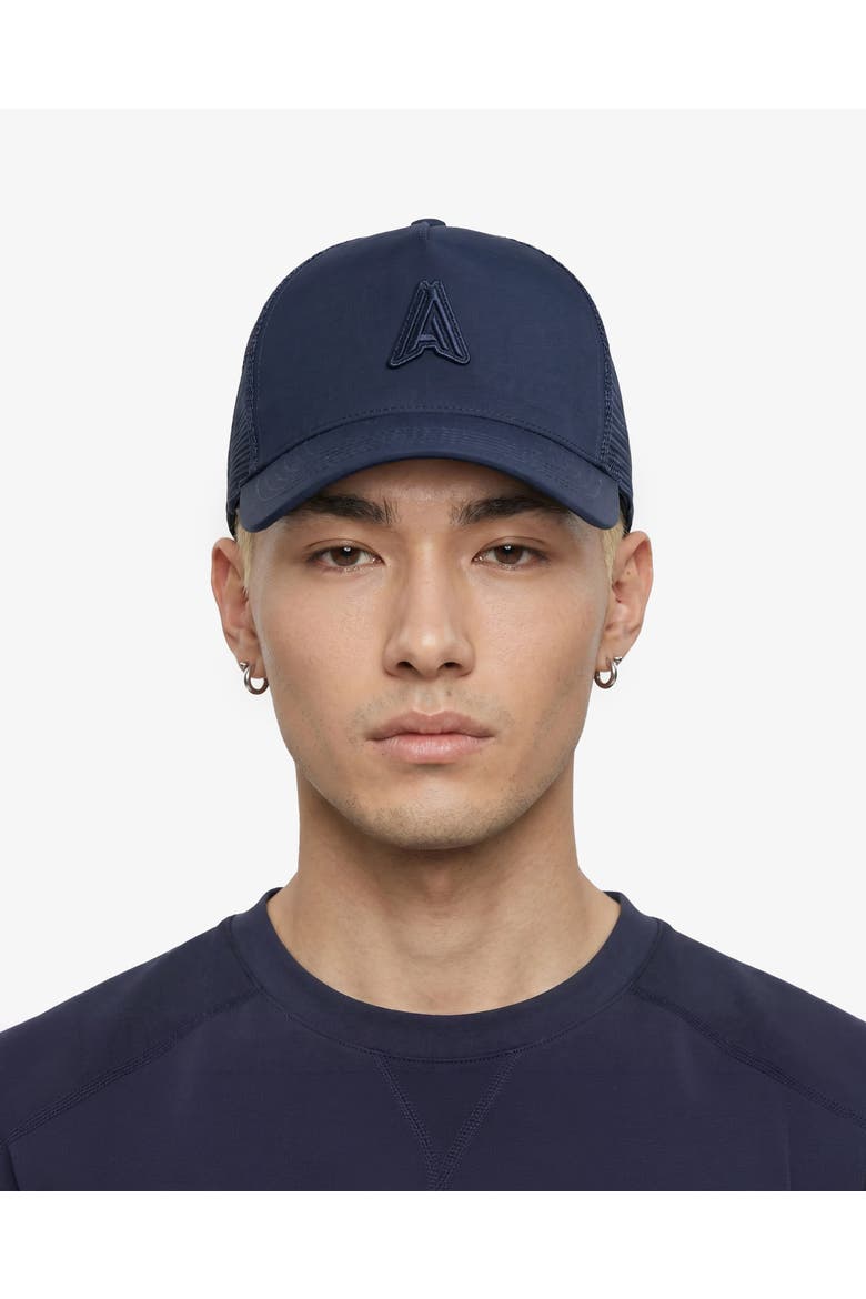 Unisex Ladiere Trucker Cap, Alternate, color, Midnight
