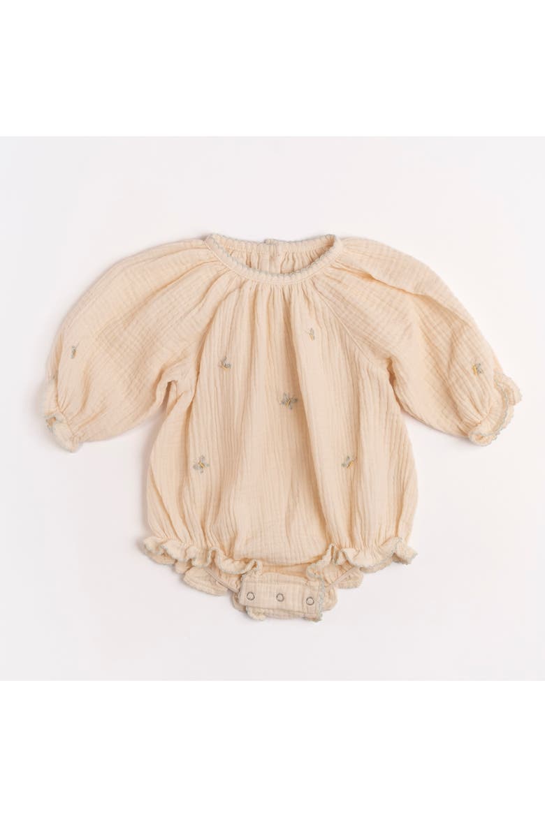 Gauze Romper, Main, color, Embroidered Buterflies