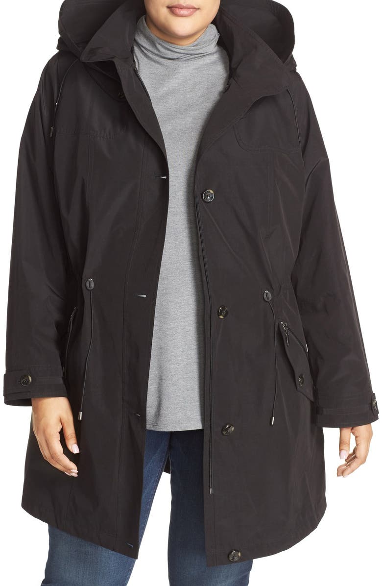 Gallery Water Repellent Hooded Anorak, Main, color,