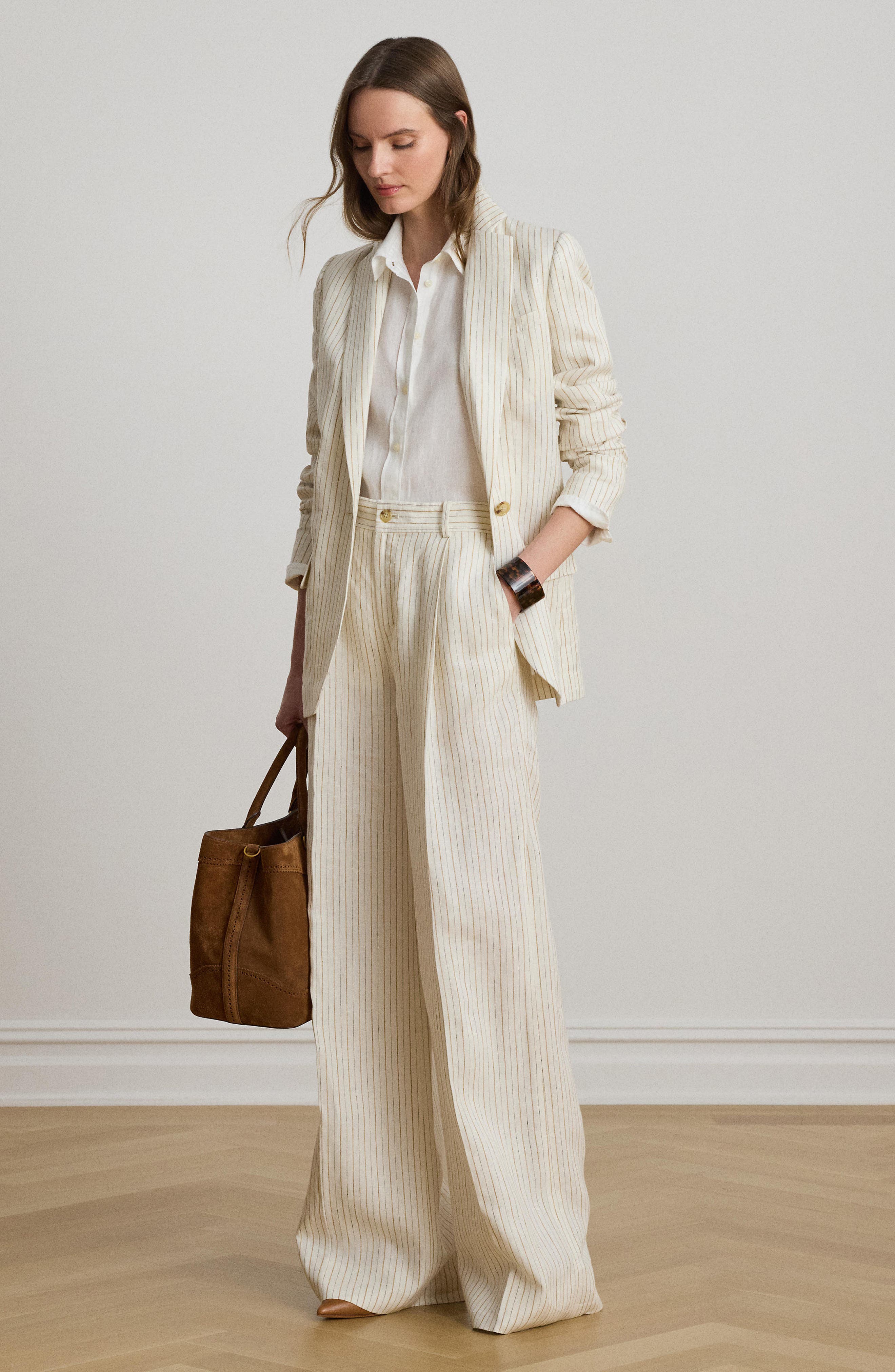 Lauren Ralph Lauren Mixed Stripe Linen Jacket — фото 7