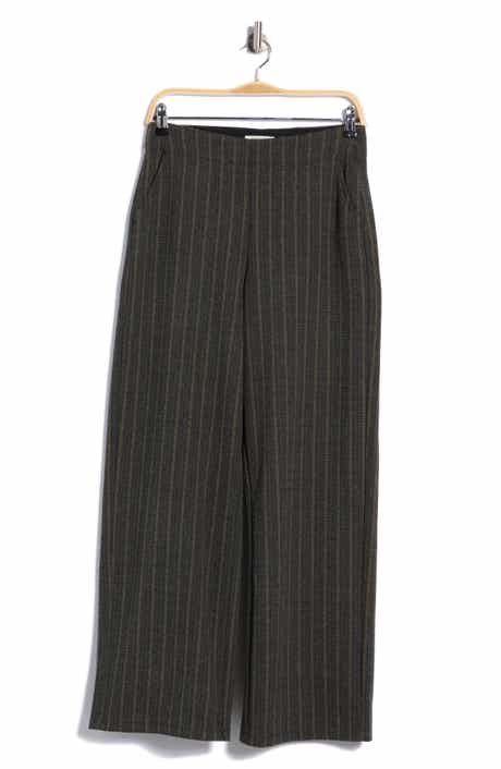 Double Knit Wide Leg Pants