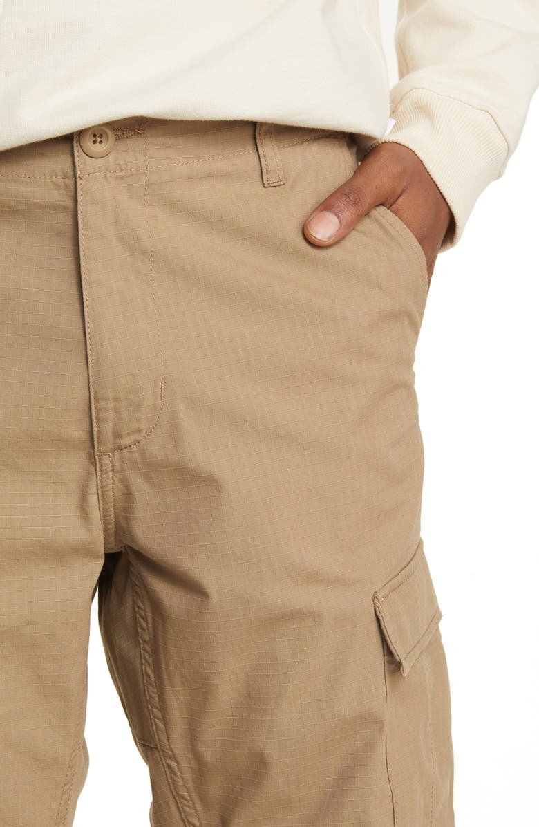 Carhartt Work In Progress Aviation Ripstop Cotton Cargo Pants, Alternate, color, Leather (Rinsed)