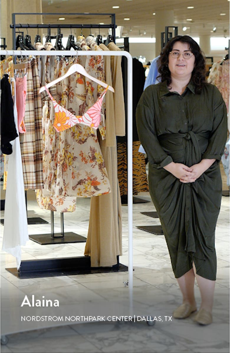 Dali Flowers Creta Reversible Bikini Top, sales video thumbnail