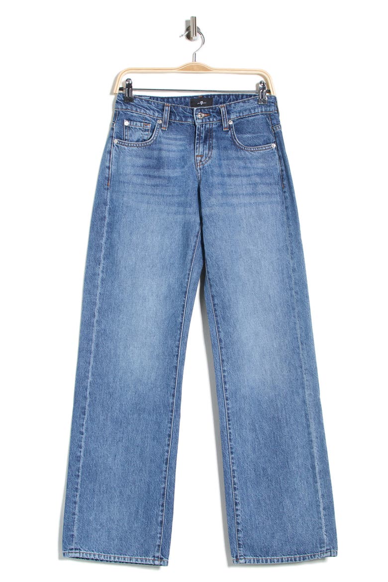 Low Rise Straight Leg Jeans, Alternate, color, MACON