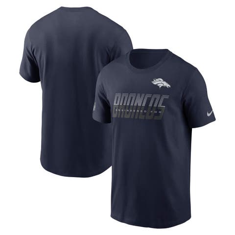 Men's Nike Navy Denver Broncos Sideline Dri-FIT T-Shirt