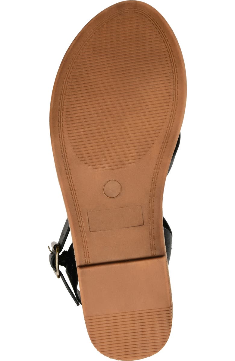 Journee Collection Vasek Strappy Flat Sandal, Alternate, color,