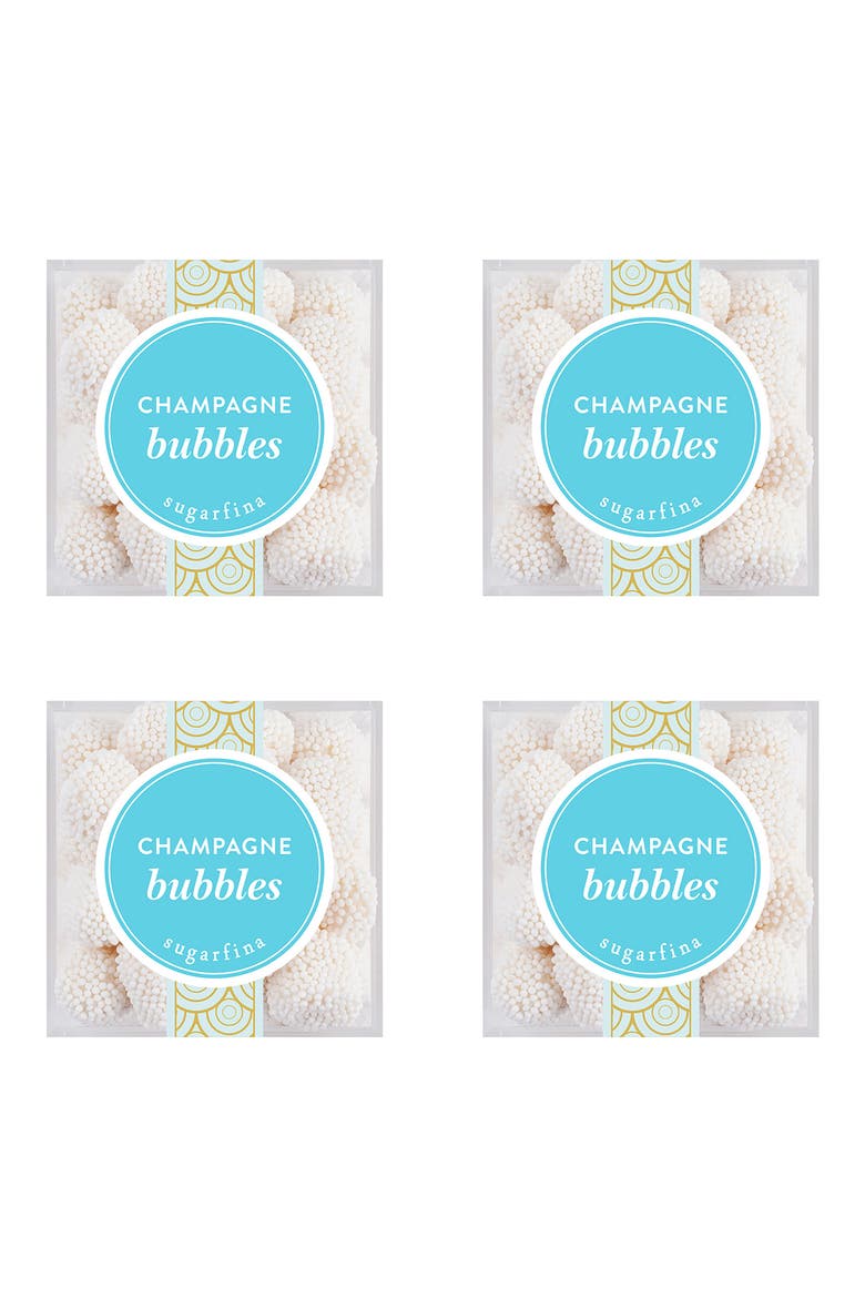 Set of 4 Champagne Bubbles Candy Cubes, Main, color, NO COLOR
