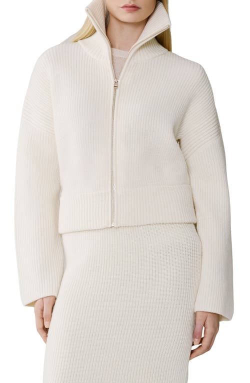 Soia & Kyo Noelle Rib Cardigan In White