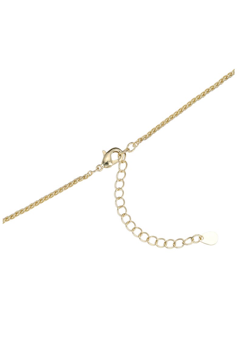 Cubic Zirconia Knot Pendant Necklace, Alternate, color, GOLD