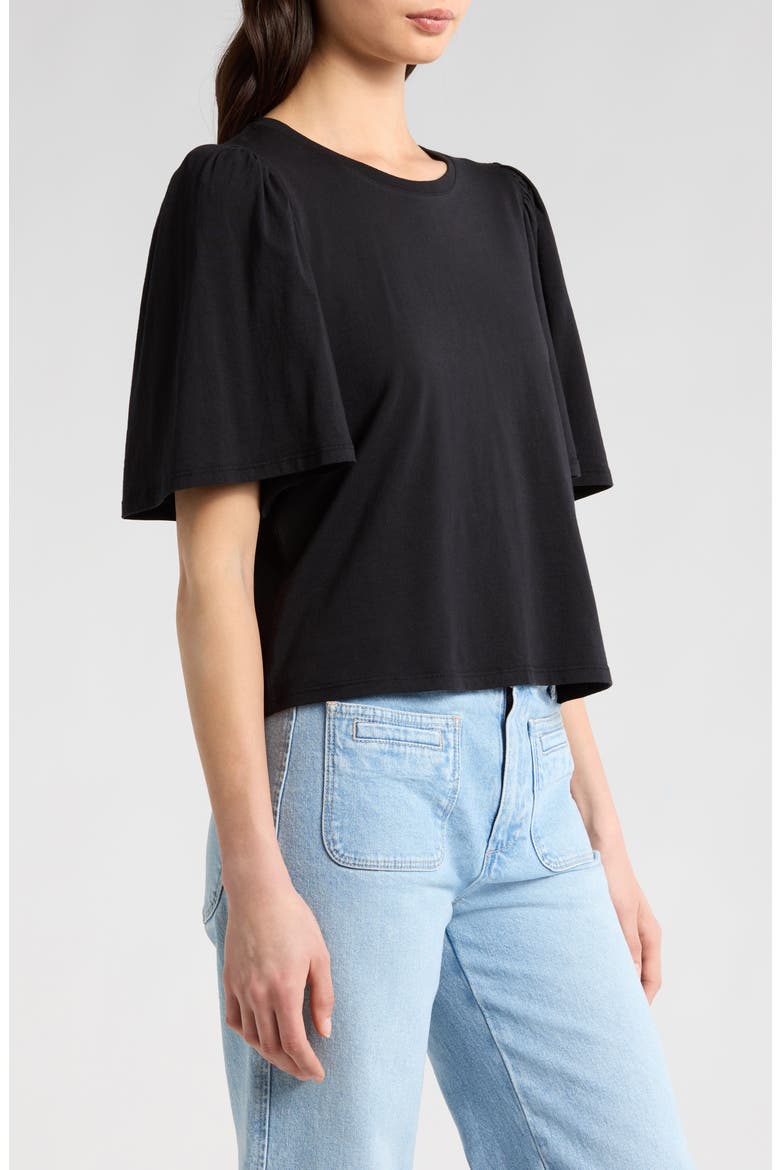 Sigrid Full Sleeve T-Shirt, Alternate, color, BLACK