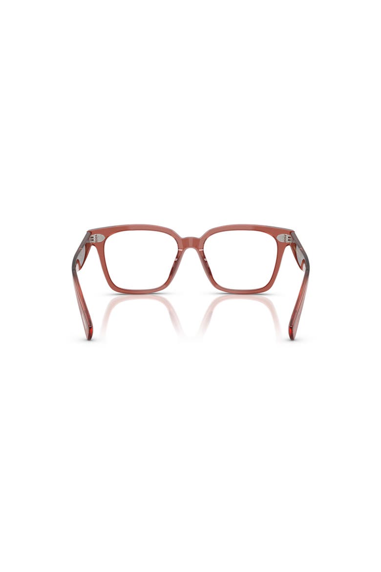 51mm Rectangle optical glasses, Alternate, color, Red