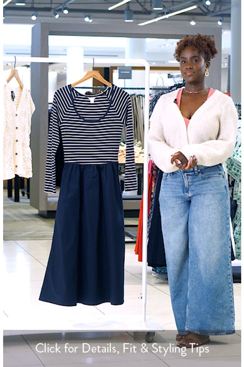 Mixed Media Midi Dress video