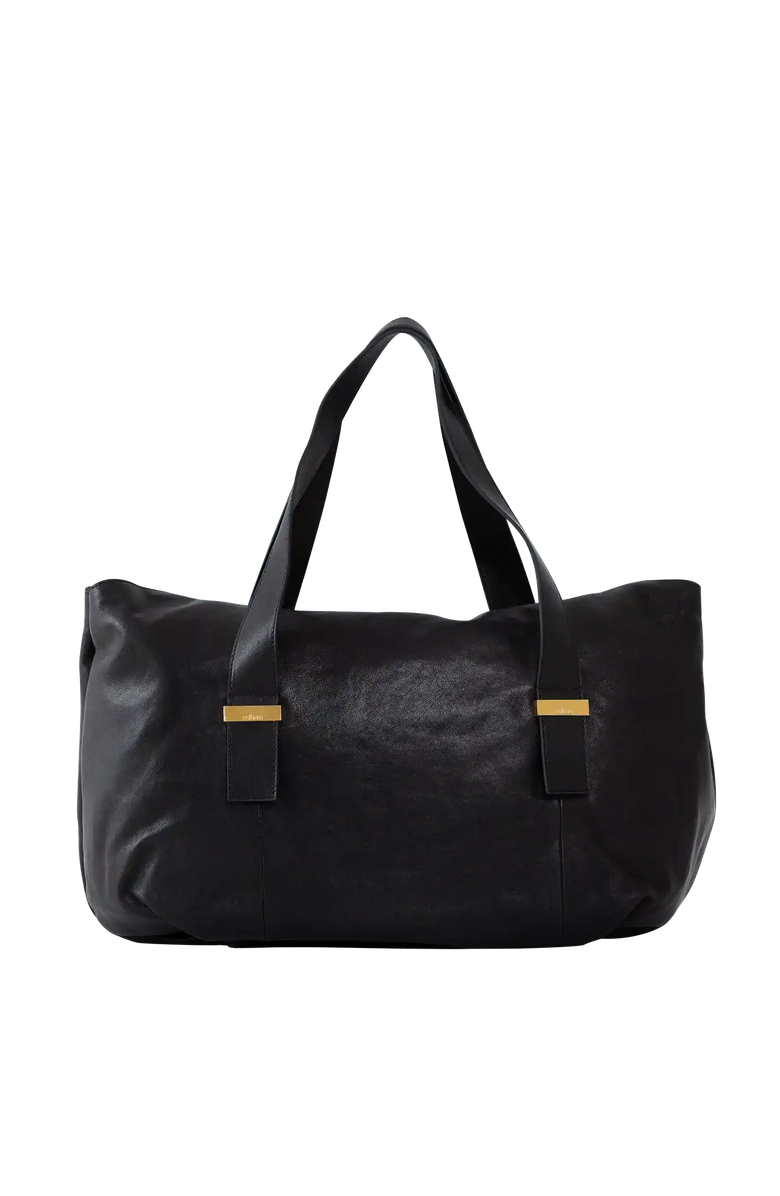Esthera 7AM Leather Shoulder Bag, Alternate, color, Black