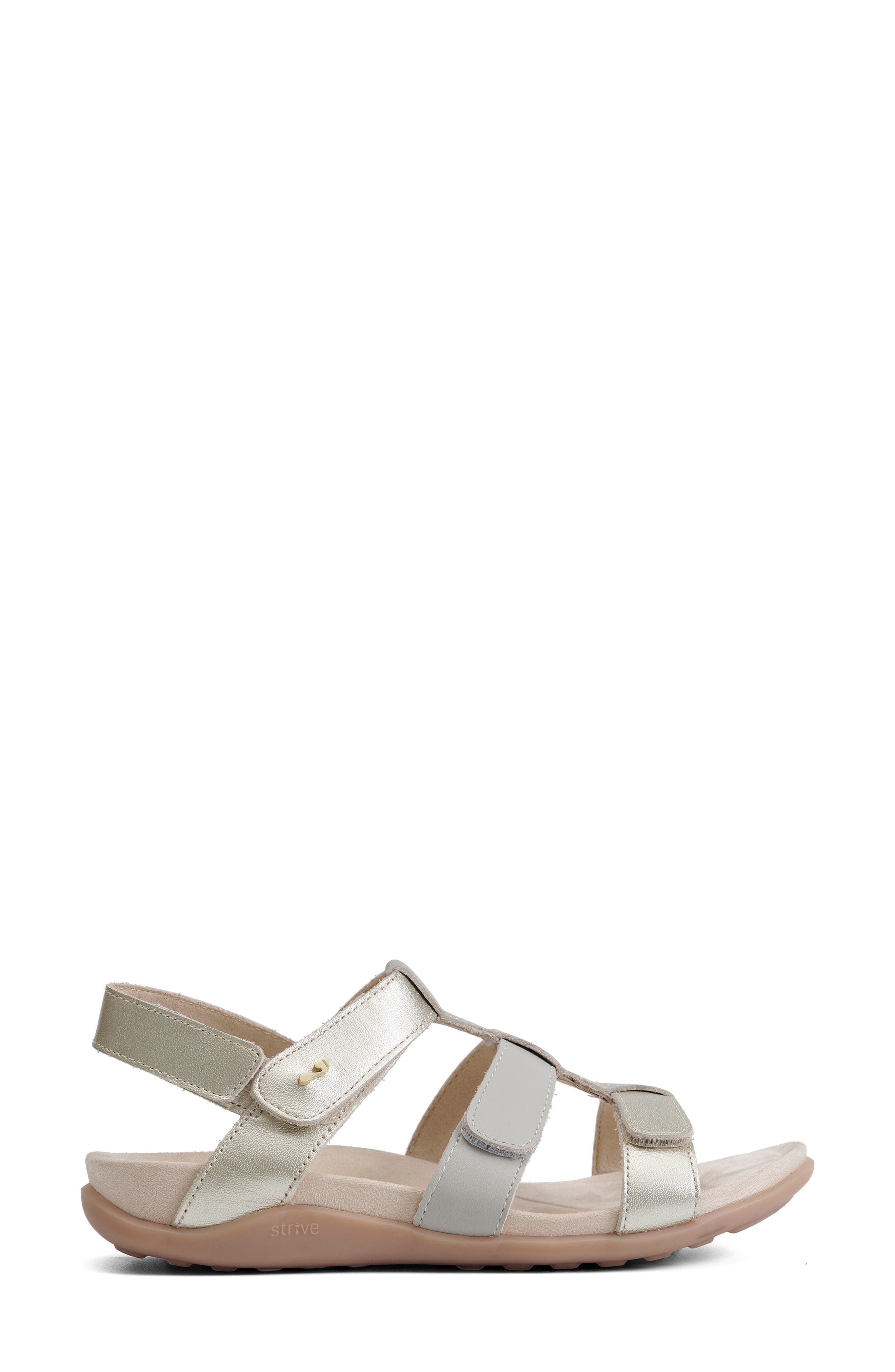 Cassis Cage Sandal, Alternate, color, GOLD