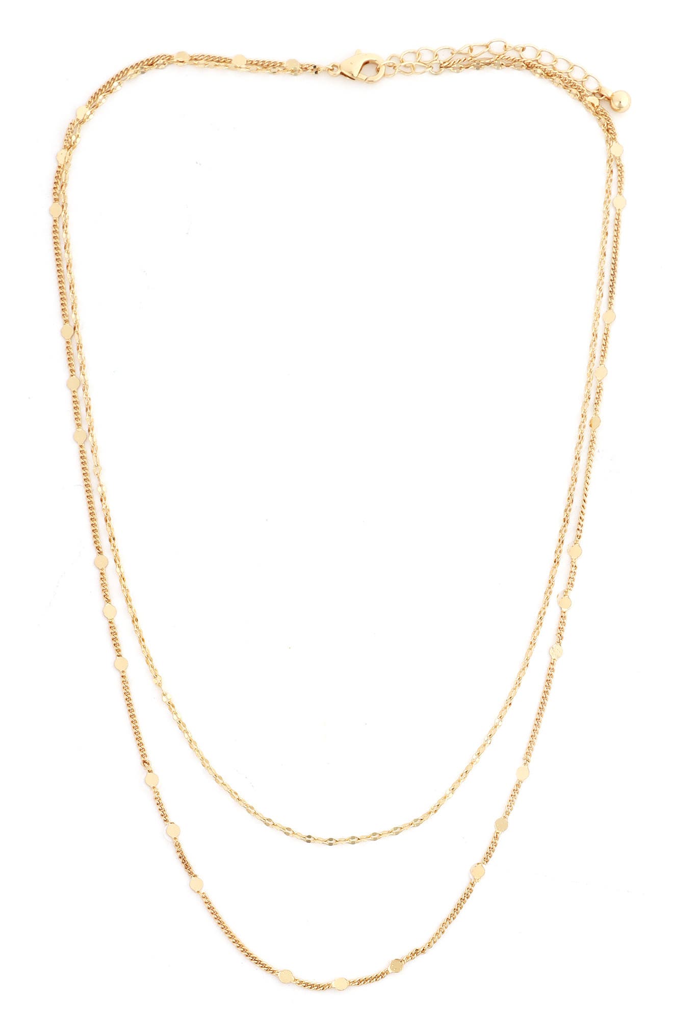Panacea Layered Station Chain Necklace