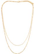 Panacea Layered Station Chain Necklace