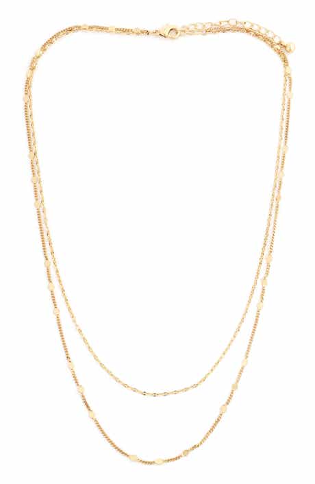 Panacea Layered Station Chain Necklace