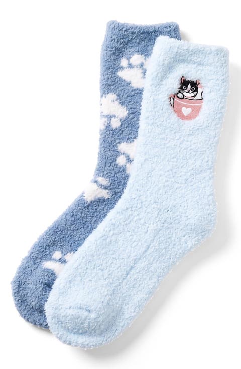 2-Pack Cozy Crew Socks