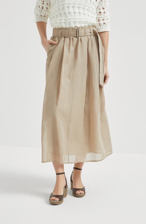 Brunello Cucinelli Full Skirt With Monili