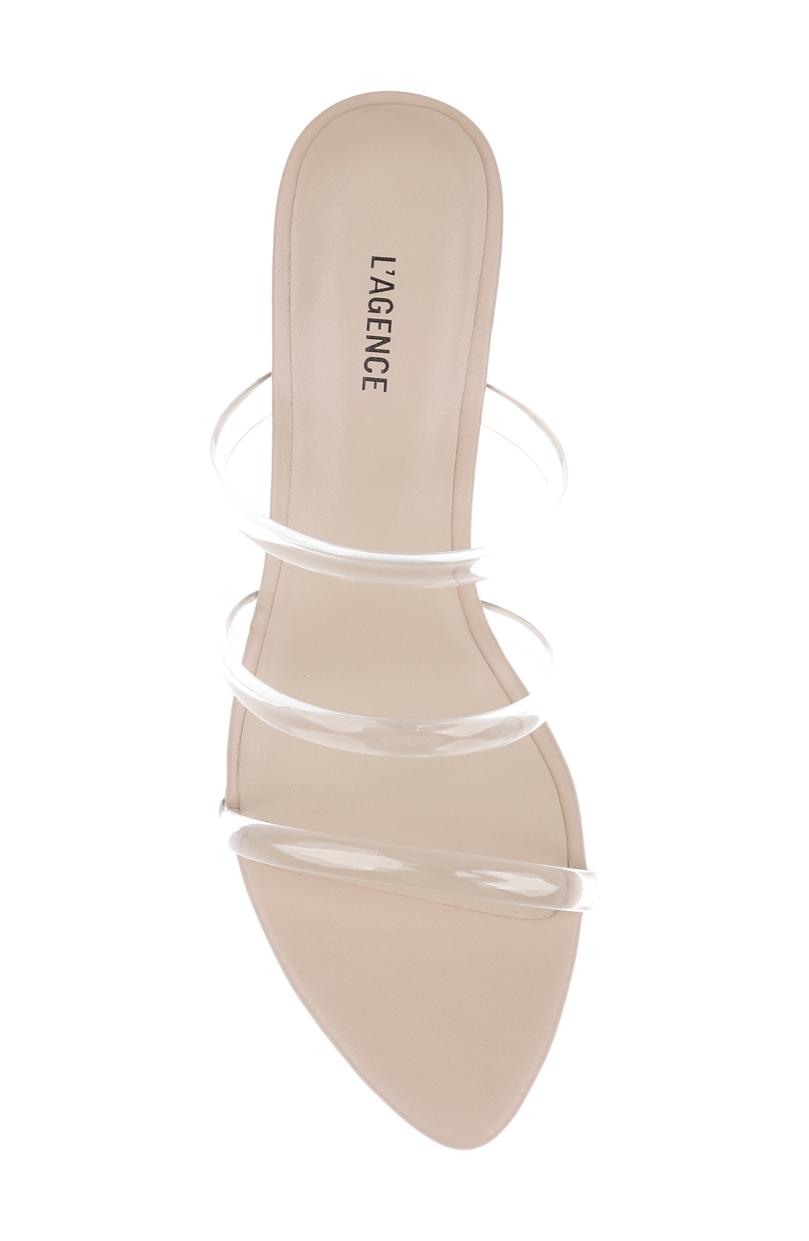 L'AGENCE Ludovica Slide Sandal, Alternate, color, Chai