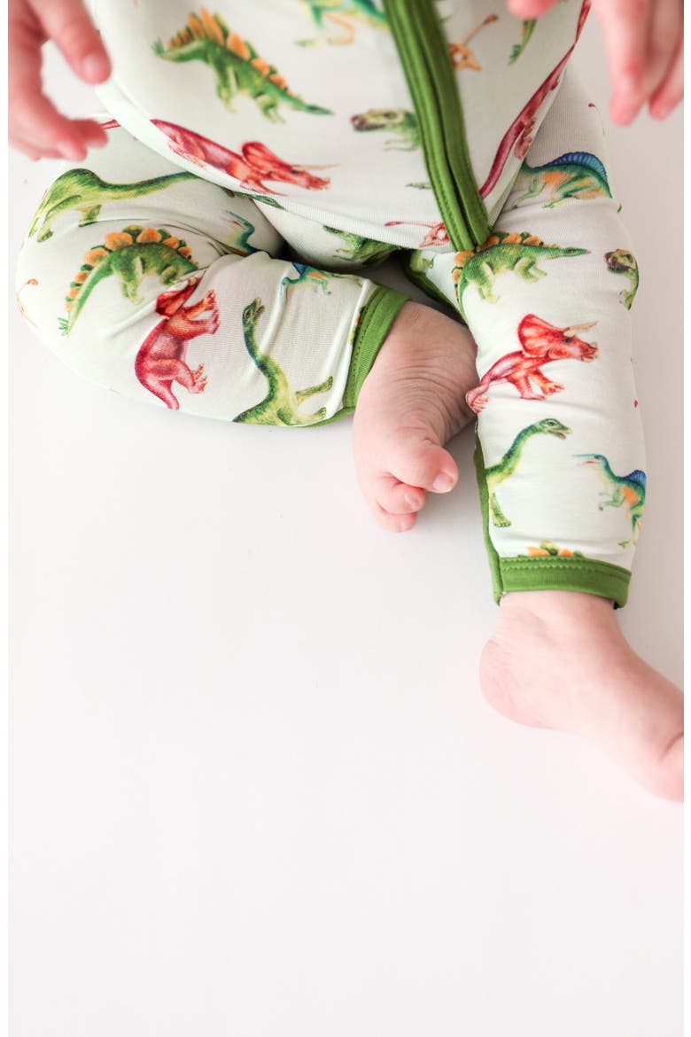 Buddy Fitted Convertible Footie Pajamas, Alternate, color, OPEN GREEN