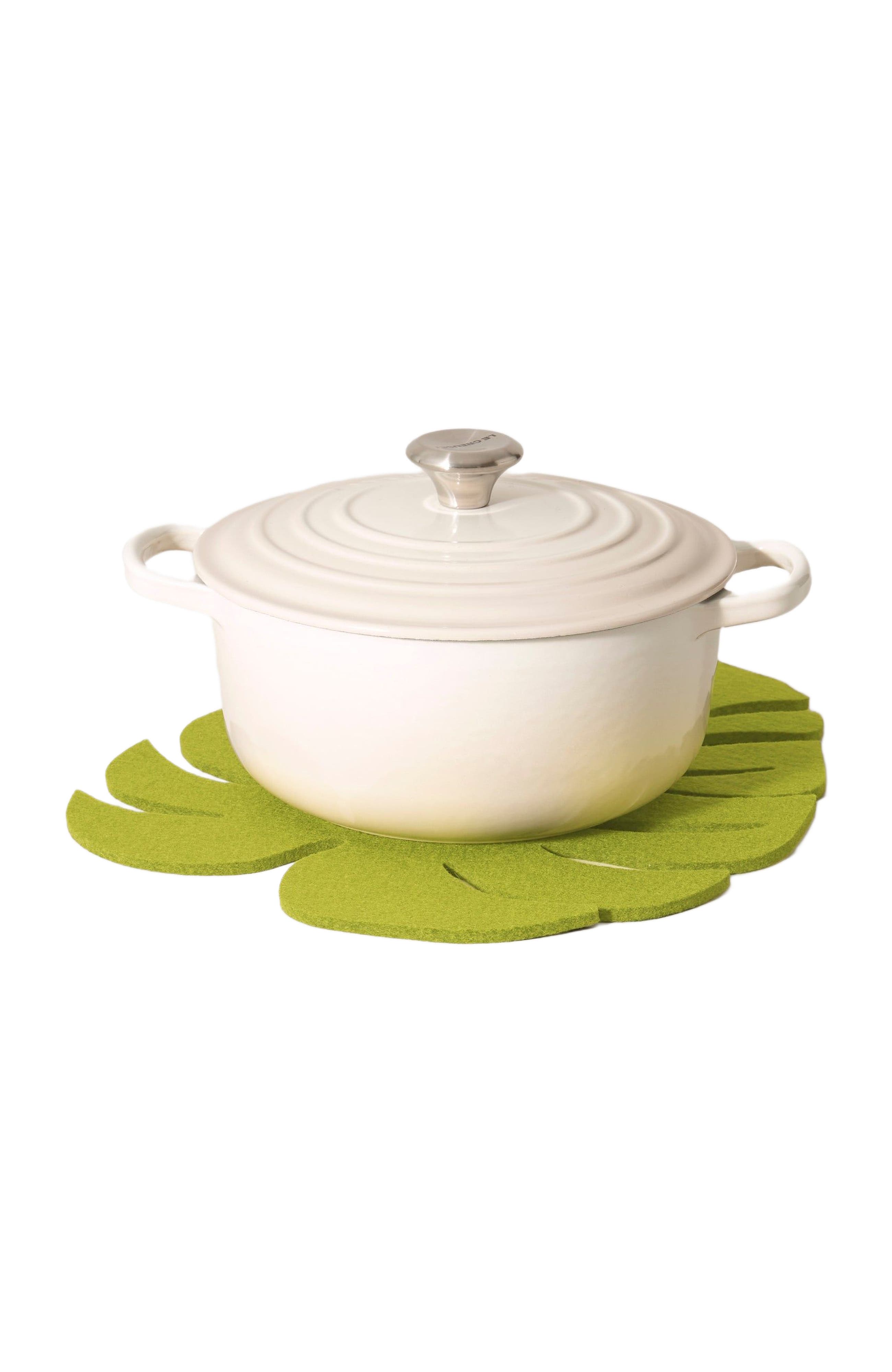Graf Lantz Merino Wool Monstera Trivet - Thumbnail 2