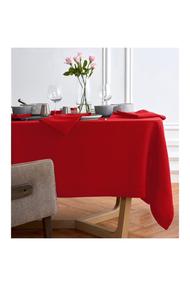 Linen Tablecloth - Sonoma, Main, color, Red