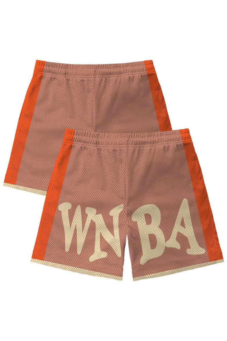 Unisex Playa Society  Orange WNBA Team Mesh Shorts, Main, color, Orange