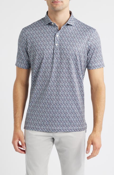 Toco Toucan Print Performance Jersey Polo