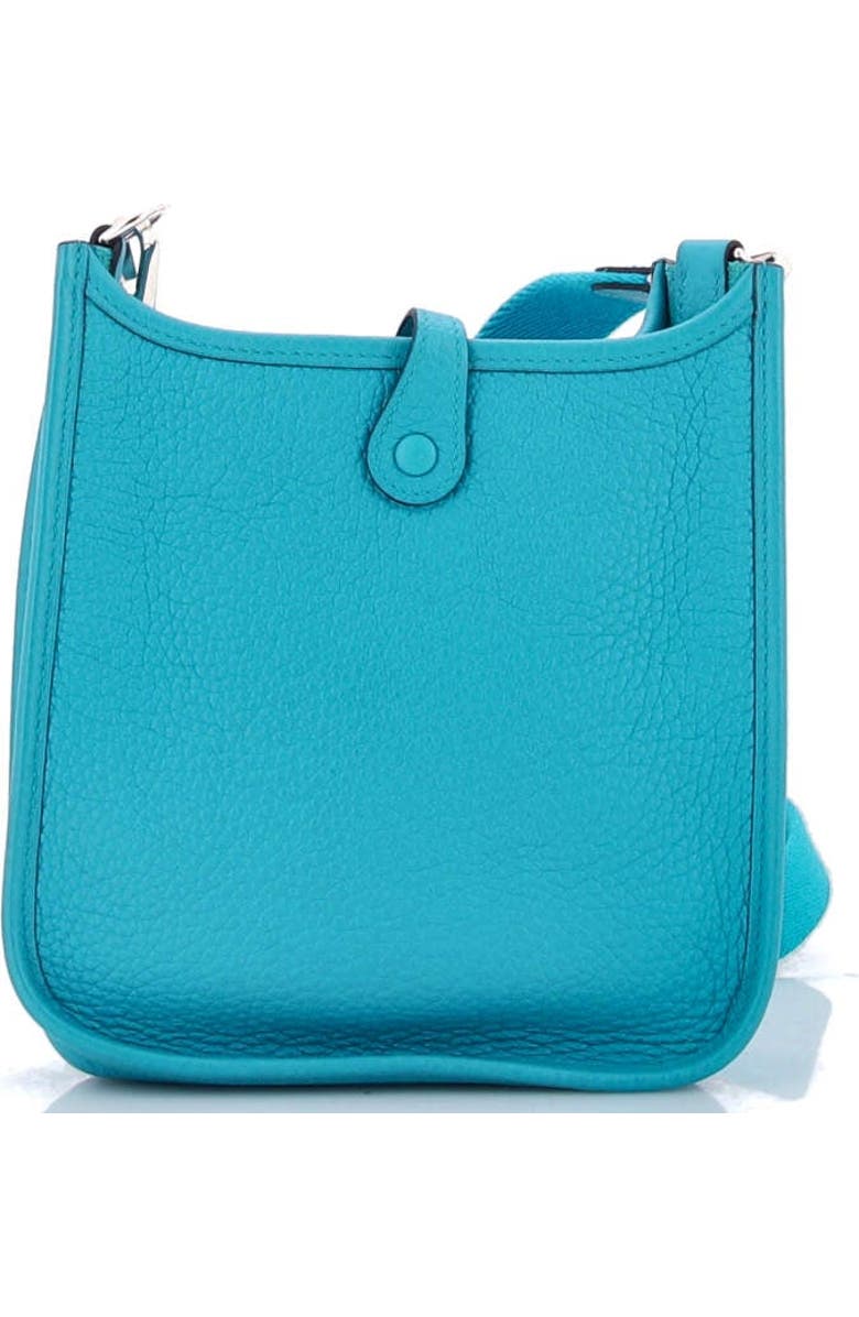 Pre-Owned Hermes Evelyne Bag Gen III Clemence TPM, Alternate, color, Bleu Zanzibar