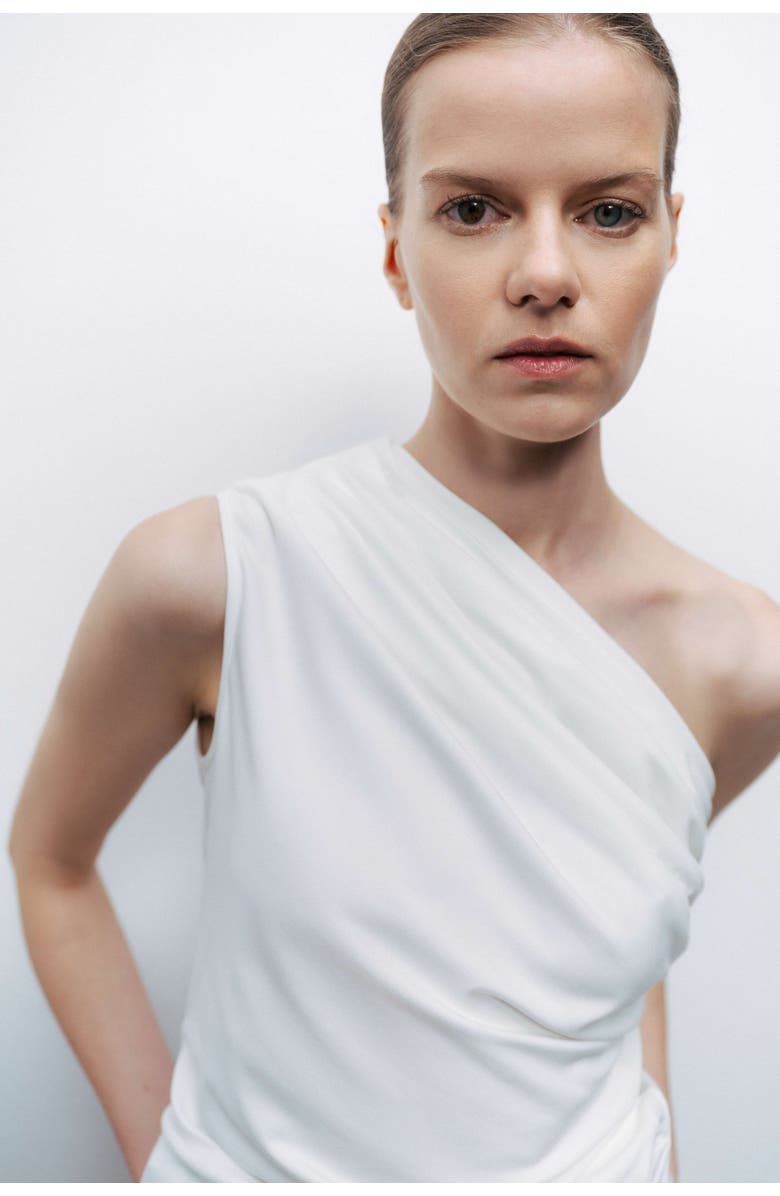 Nocturne Shirred Detailed Blouse, Alternate, color, 