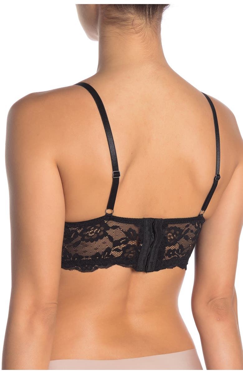 Jessica Simpson Lace Push-Up Longline Bra, Alternate, color,