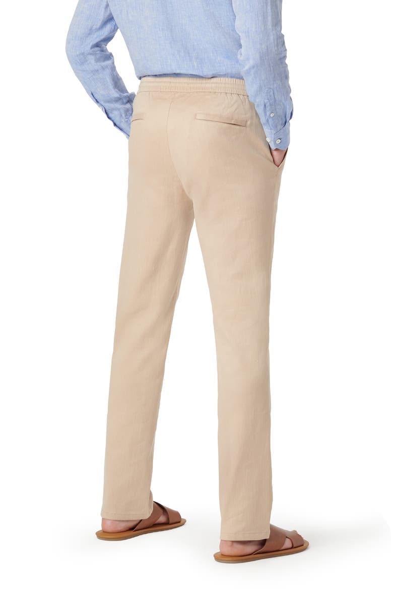Bugatchi Stretch Cotton & Linen Pants, Alternate, color,
