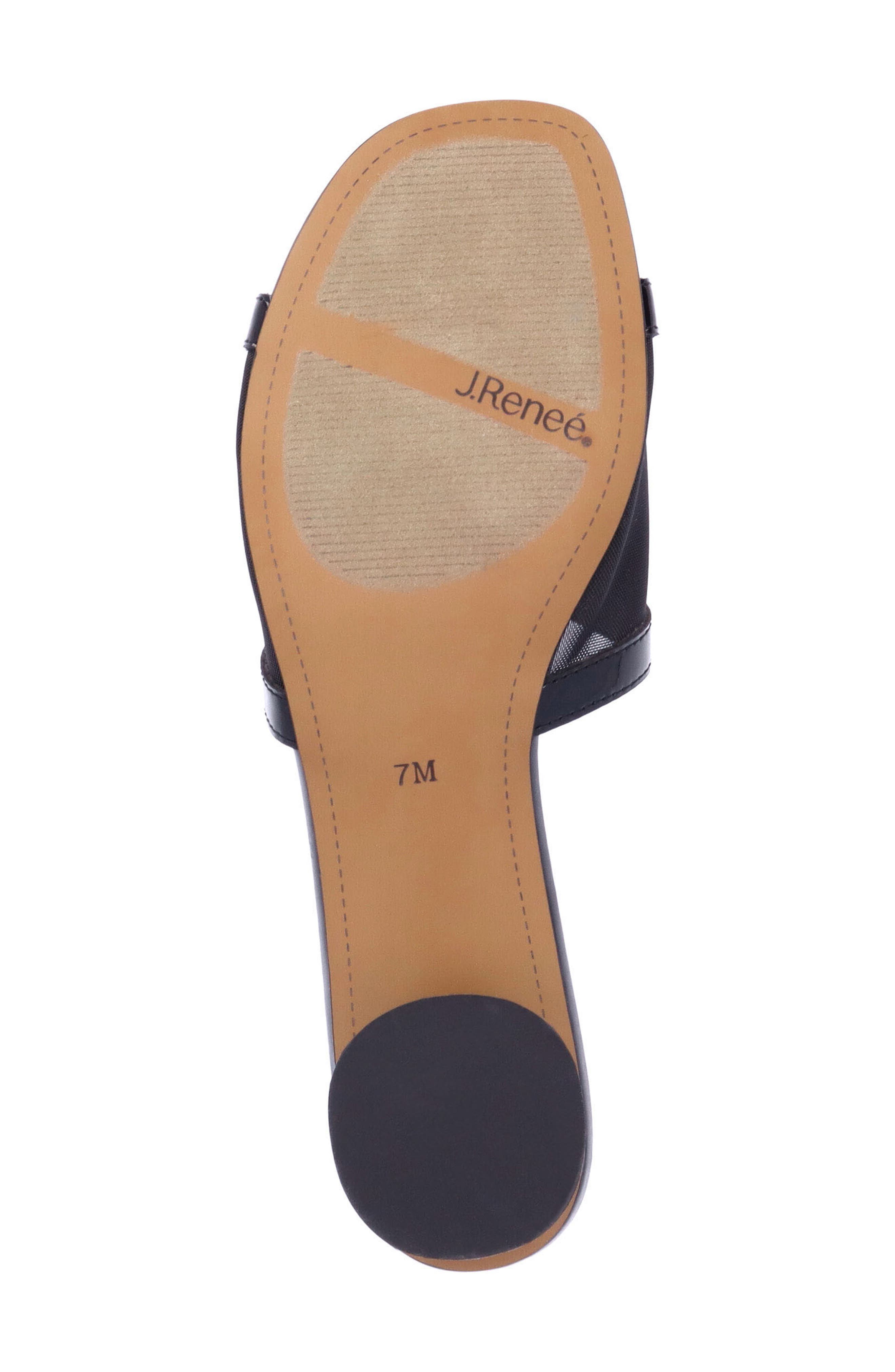 J. Reneé Amorra Slide Sandal, Alternate, color, Black