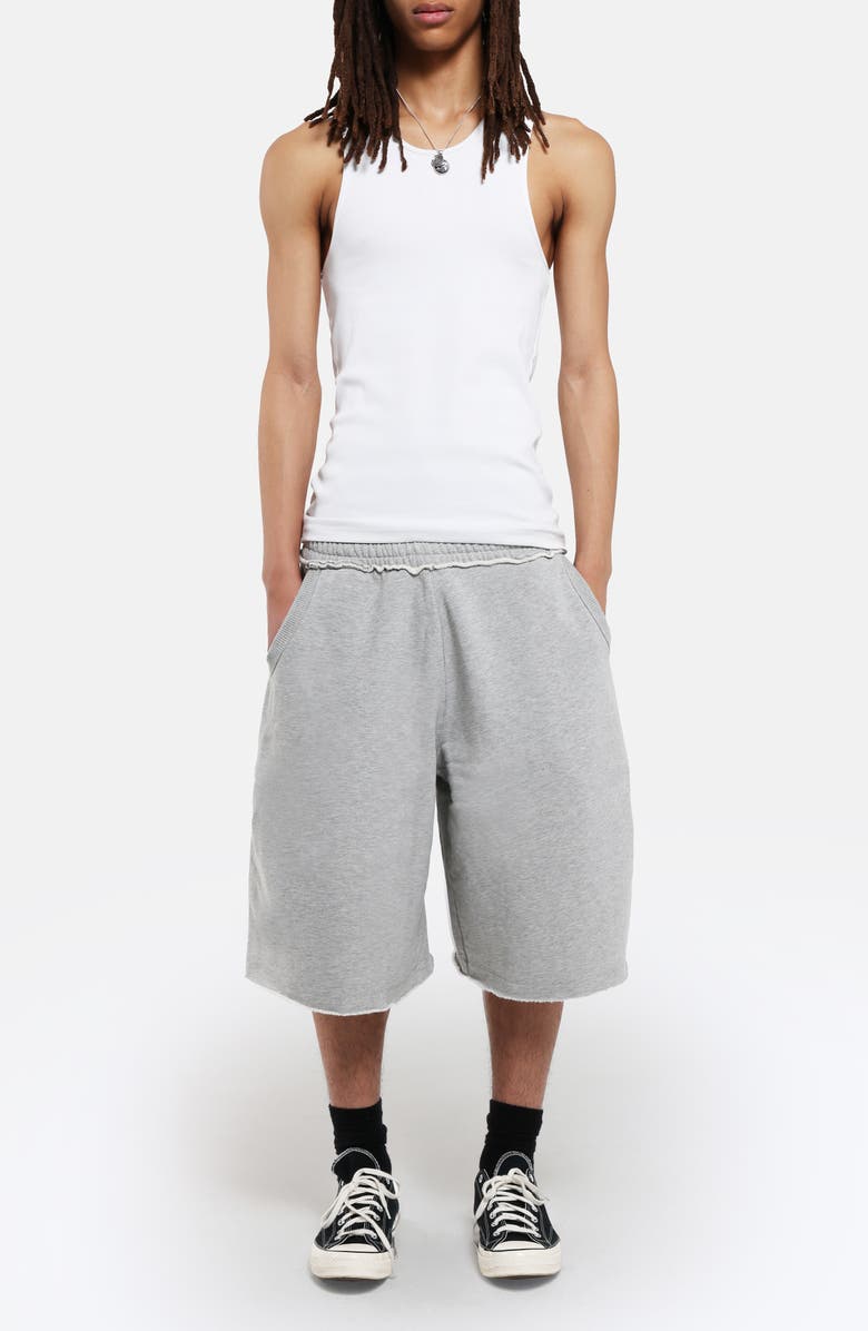 JADED LONDON Colossus Jersey Sweat Shorts, Alternate, color, Grey
