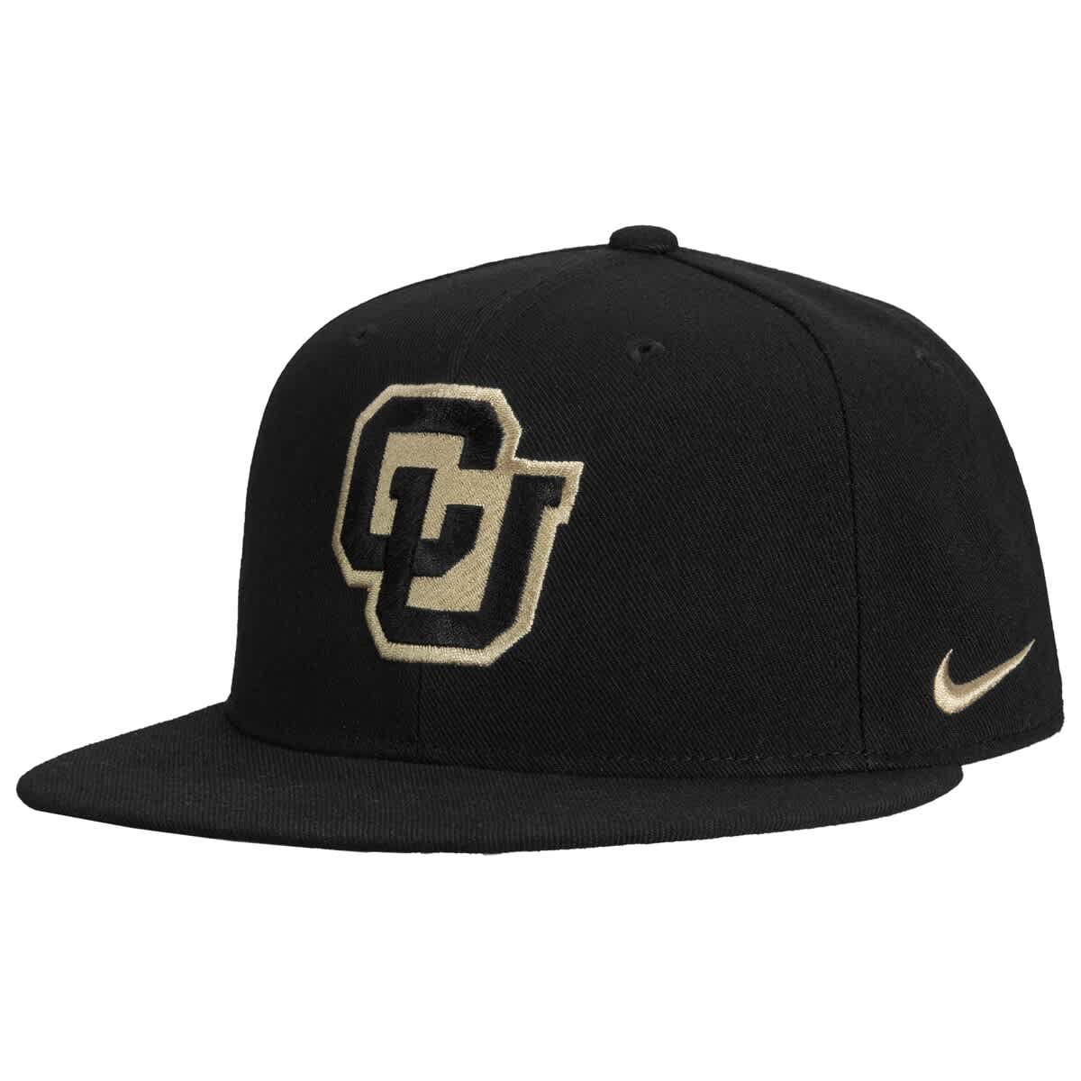 Men's Nike Black Colorado Buffaloes Prime Pro Flat Brim Fitted Hat thumbnail 2
