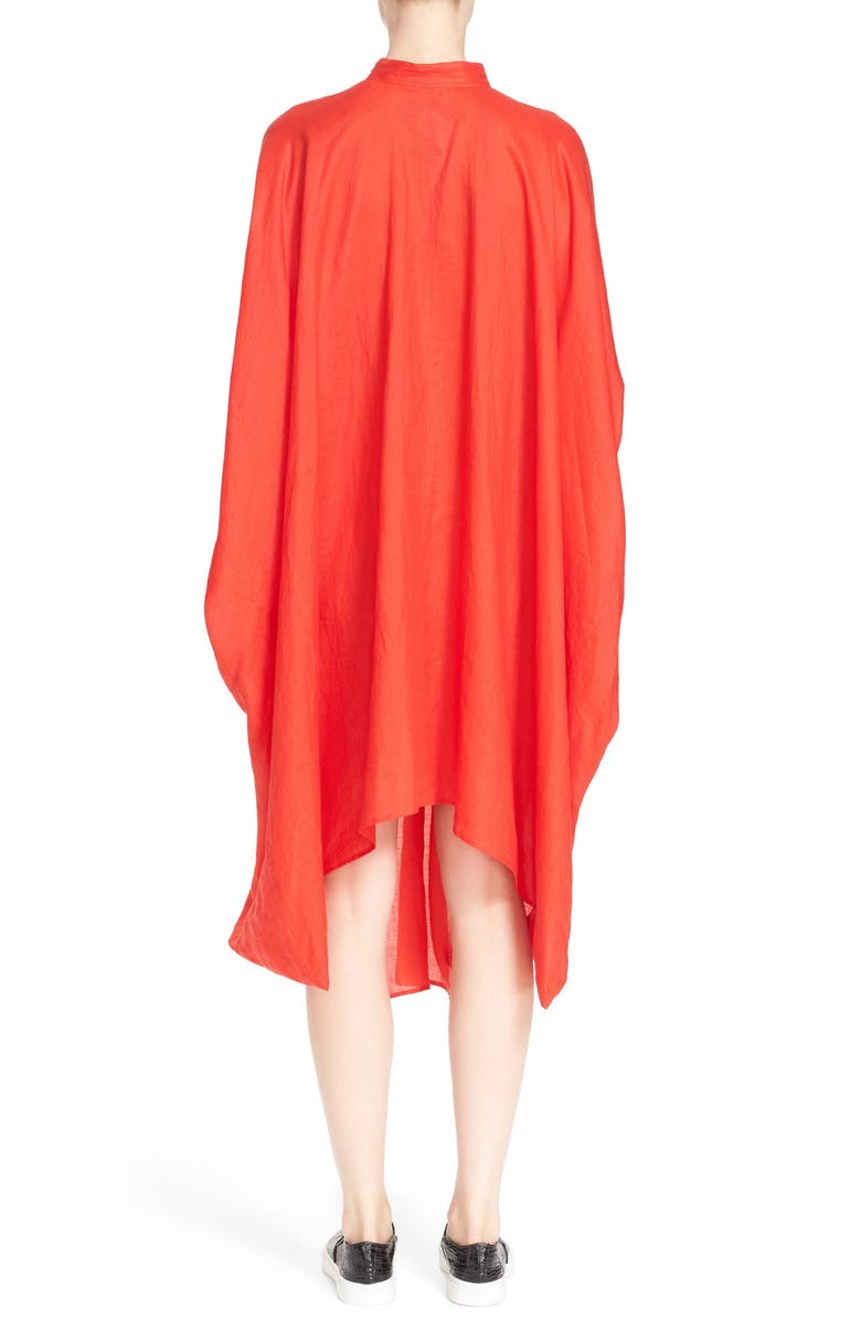 Junya Watanabe Drape Sleeve Linen Shirtdress, Alternate, color, 