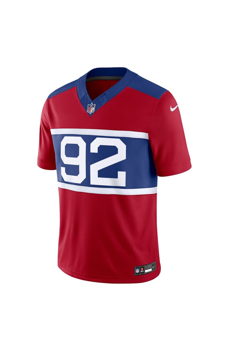 Nike Men's Nike Michael Strahan Century Red New York Giants Alternate Vapor F.U.S.E. Retired Player Limited Jersey, Alternate, color, Red