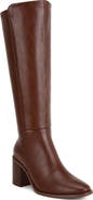 LONDON RAG Sajama Leather Knee High Boot