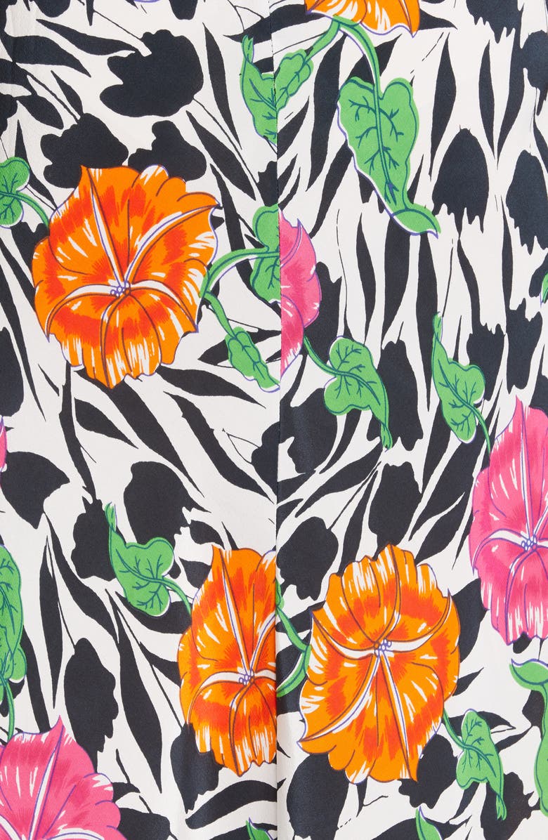 RIXO Antoinette Floral & Dot Print Dress, Alternate, color, 