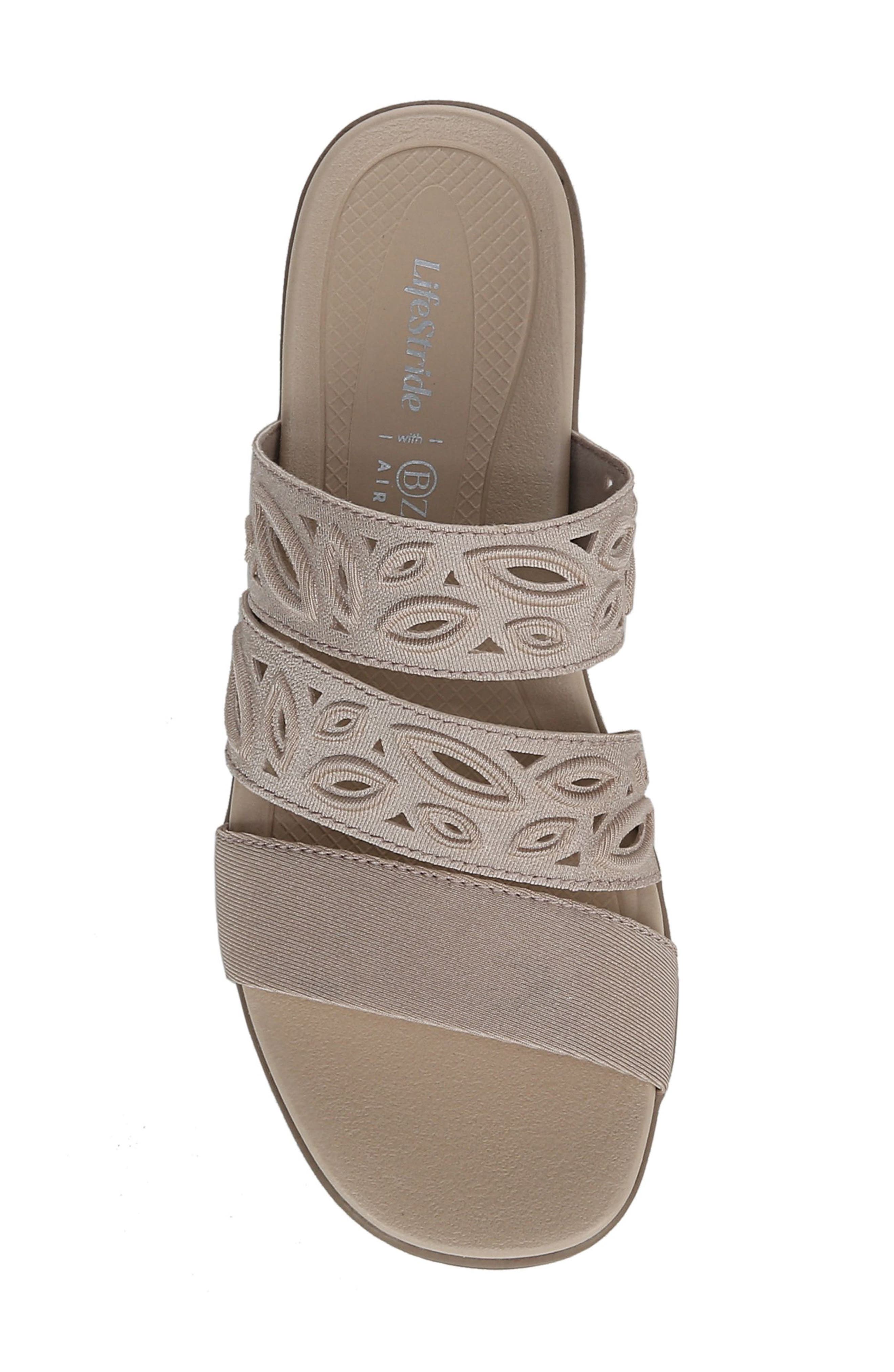 LifeStride Poppy Slide Sandal, Alternate, color, Simply Taupe