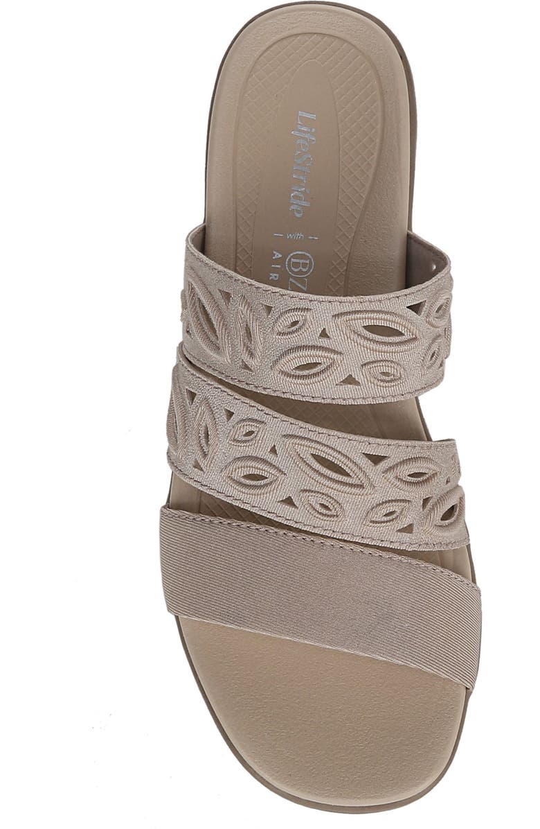 LifeStride Poppy Slide Sandal, Alternate, color, Simply Taupe