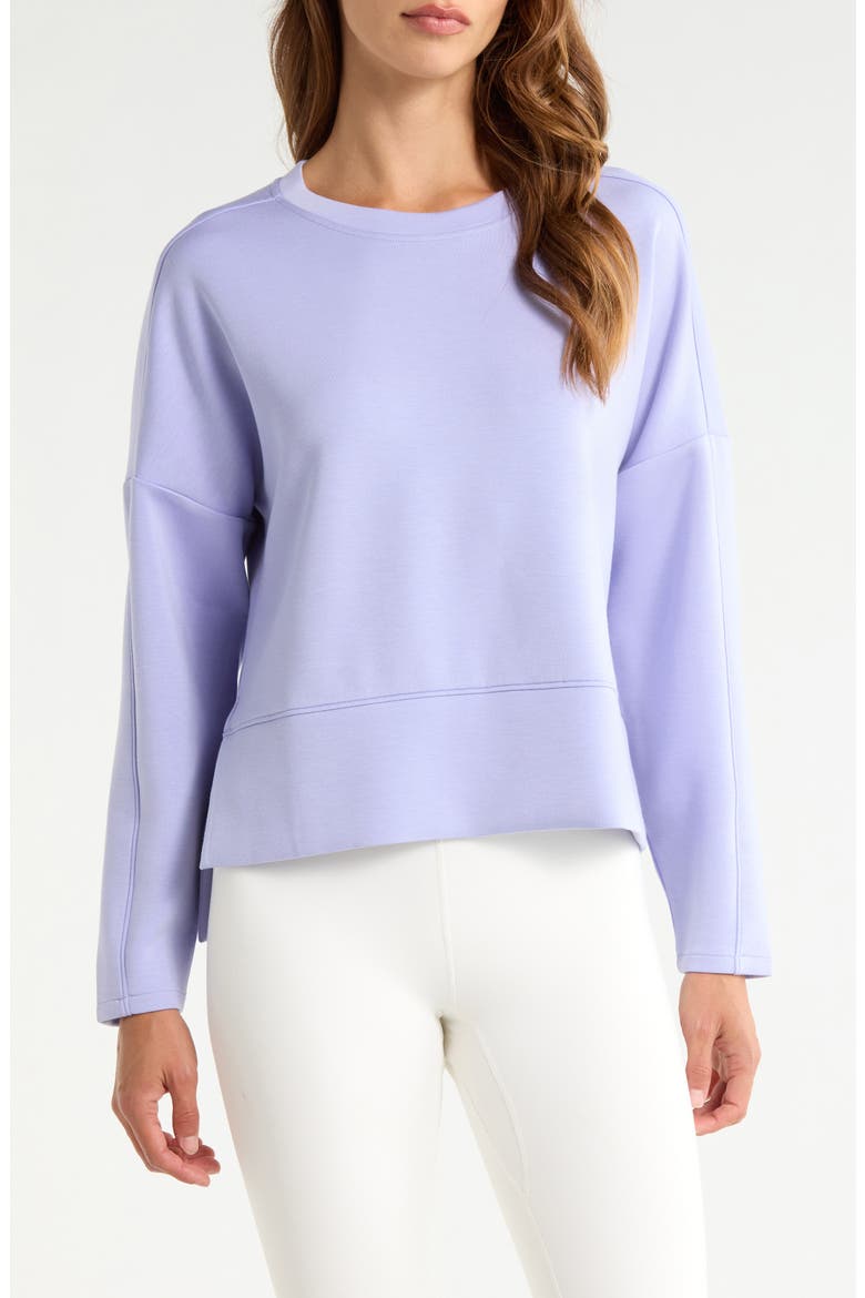 Air Essentials Tunic Sweatshirt, Main, color, ANEMONE